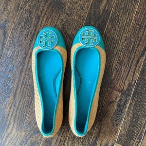 Raffia Tory Burch Flats